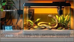 essential heating and lighting equipment