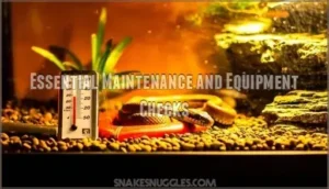 essential maintenance and equipment checks
