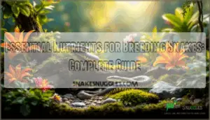 essential nutrients for breeding snakes