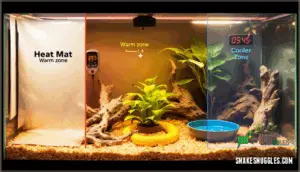 establishing temperature and heating zones