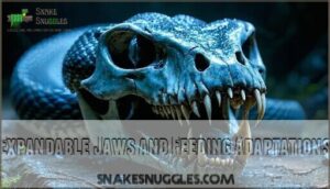 expandable jaws and feeding adaptations