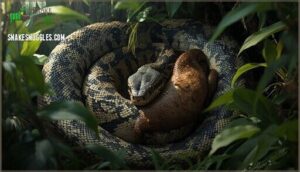 factors affecting the strength of a python's constriction