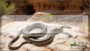 factors that influence snake mating season