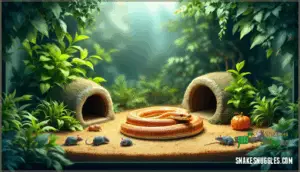 feeding and nutrition for pet snakes