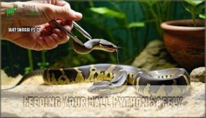 feeding your ball python safely