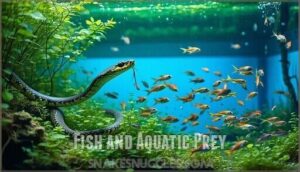 fish and aquatic prey