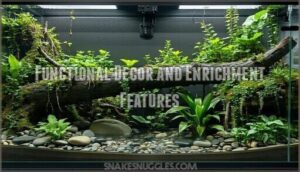 functional decor and enrichment features