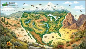 garter snake distribution
