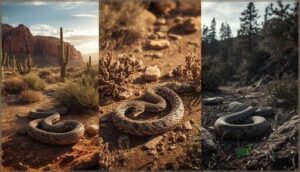 geographic distribution of rattlesnakes