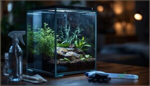 glass and tempered glass terrariums
