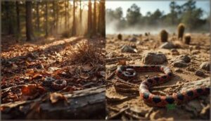 habitat and range of coral snake look-alikes