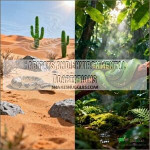 habitats and environmental adaptations