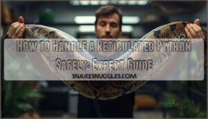 handling a reticulated python