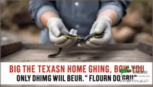 handling and capturing black and yellow snakes