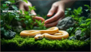 handling and living with scaleless corn snakes