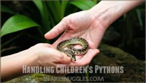 handling children's pythons
