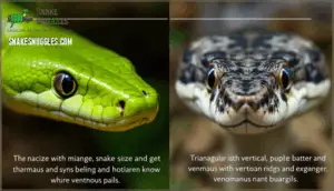 head shape and eye characteristics