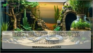 health, handling, and behavioral management