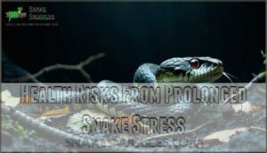 health risks from prolonged snake stress