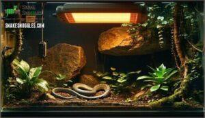 heating and lighting options for snakes