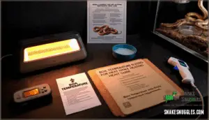 heating equipment and tools for boa habitats