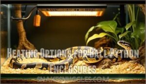 heating options for ball python enclosures