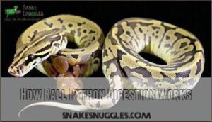 how ball python digestion works
