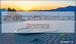 how desert snakes survive harsh conditions