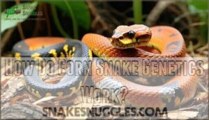 how do corn snake genetics work