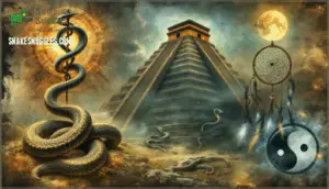 how do cultures interpret snake dreams