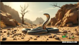 how do snakes detect danger