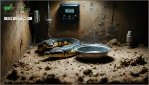 how environment affects snake stress