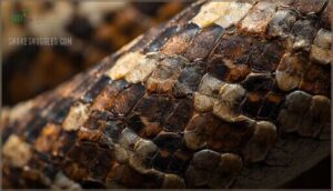 how is snake skin structured