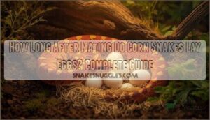 how long after mating do corn snakes lay eggs