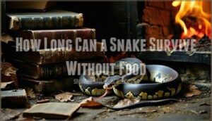 how long can a snake survive without food