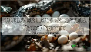 how many eggs does a snake lay