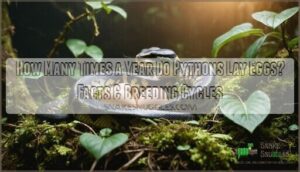 how many times a year do pythons lay eggs