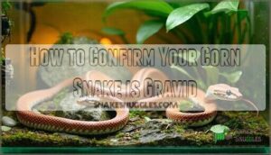 how to confirm your corn snake is gravid
