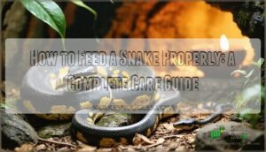 how to feed a snake properly