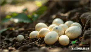 how to identify a snake egg