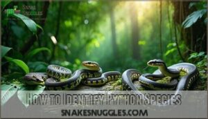 how to identify python species
