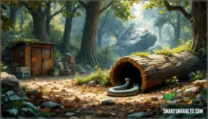 how to identify snake hiding spots