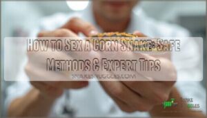 how to sex a corn snake