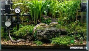 humidity and lighting for corn snakes