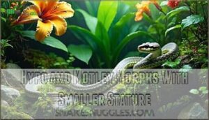 hypo and motley morphs with smaller stature