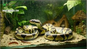 identifying stress in snakes