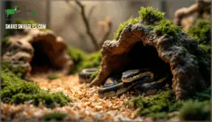 importance of hiding areas for snakes