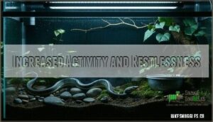increased activity and restlessness