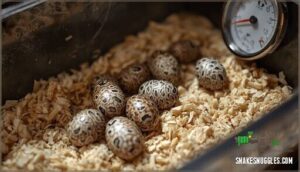incubating eggs and caring for hatchlings