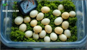 incubation and hatching of snake eggs